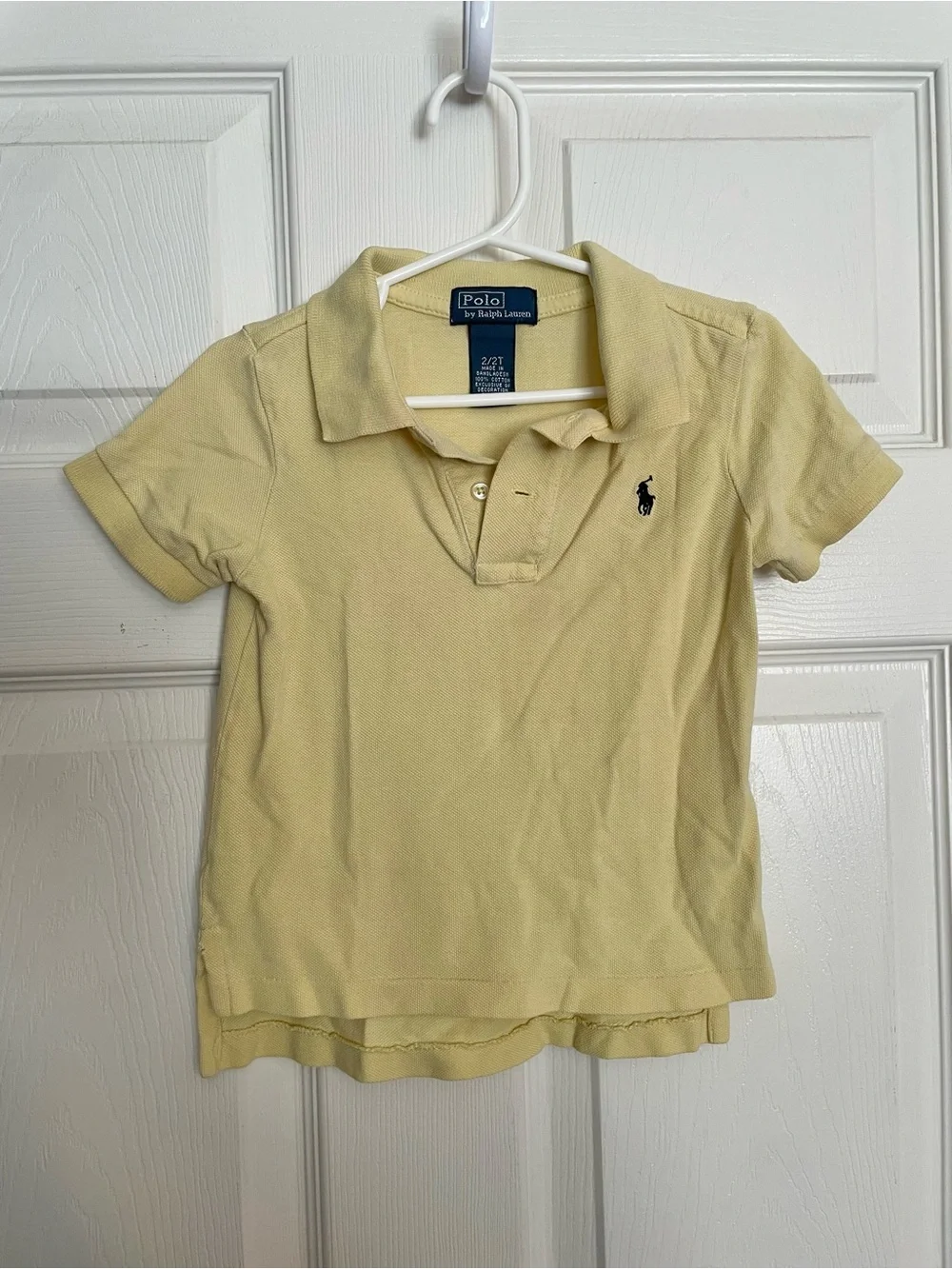 Polo by Ralph Lauren Kids 2/2T Yellow Polo Shirt